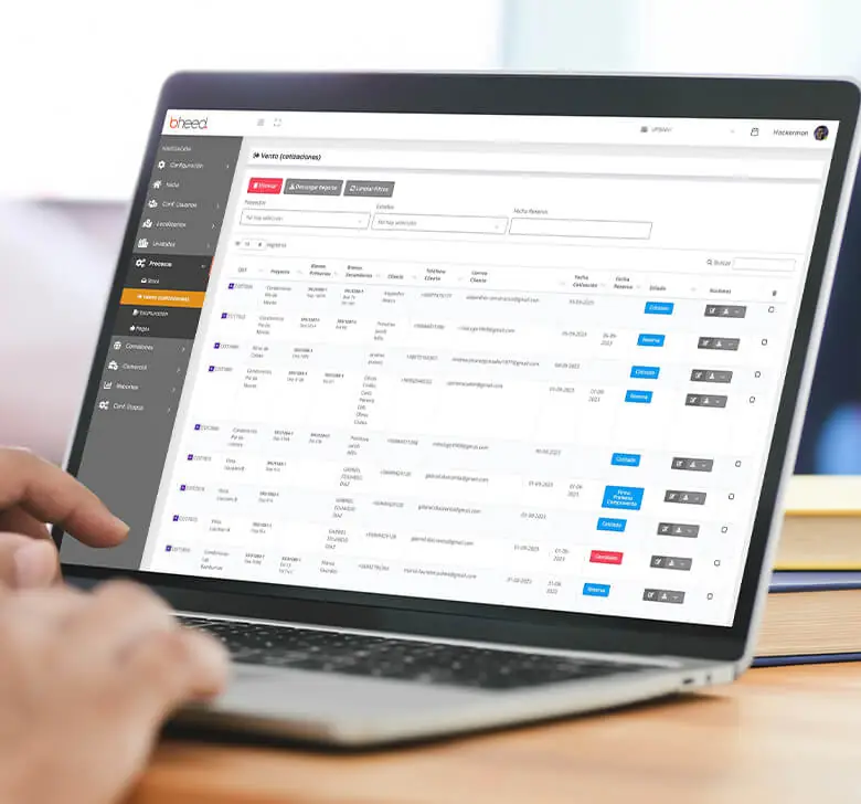 Dashboard y CRM